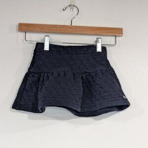Petit Bateau Quilted Skater Skirt Navy Blue Size 5